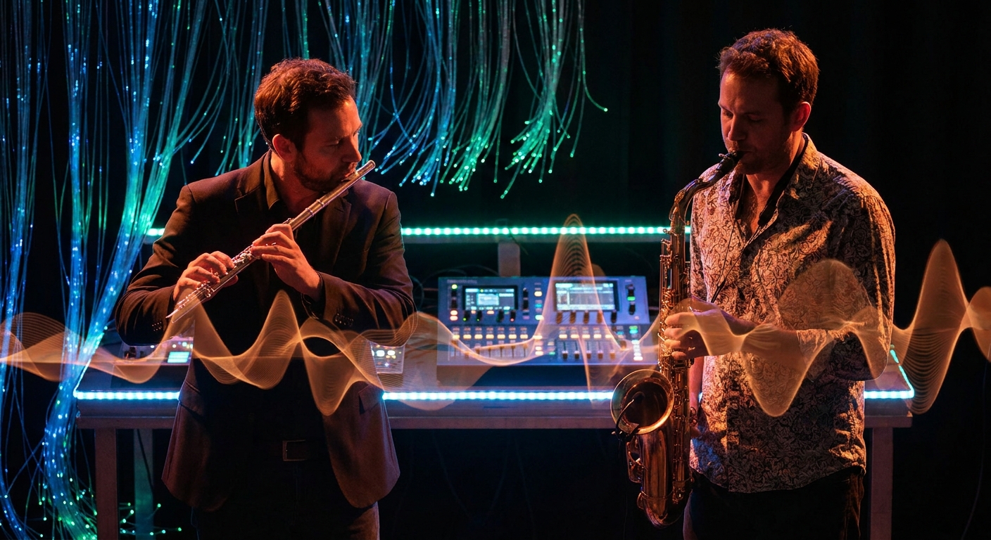 Électronique et instruments acoustiques : l'univers sonore hybride d'AVIDduo